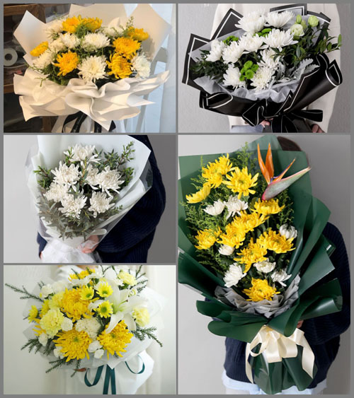 贵州黔南州平塘县克度镇仓边村白事花束代送